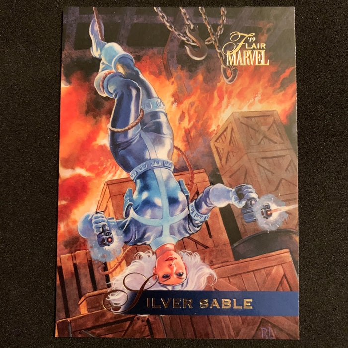 Marvel Flair 19 - 067 - Silver Sable Vintage Trading Card Singles Upper Deck