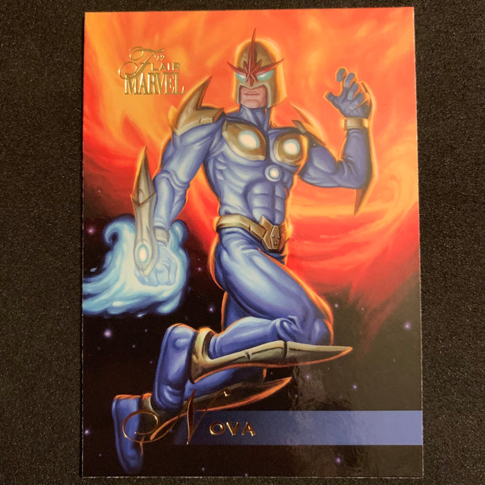 Marvel Flair 19 - 056 - Nova Vintage Trading Card Singles Upper Deck