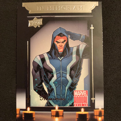 Marvel Annual 2018-19 - IM-5 - Maximus Vintage Trading Card Singles Upper Deck