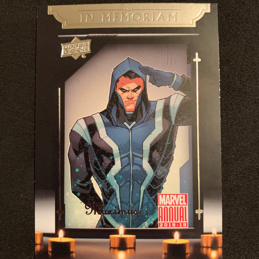 Marvel Annual 2018-19 - IM-5 - Maximus Vintage Trading Card Singles Upper Deck   