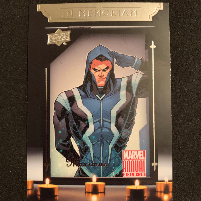 Marvel Annual 2018-19 - IM-5 - Maximus Vintage Trading Card Singles Upper Deck
