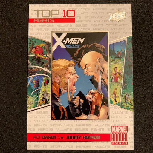 Marvel Annual 2018-19 - TF08 - Daken vs Jimmy Hudson Vintage Trading Card Singles Upper Deck