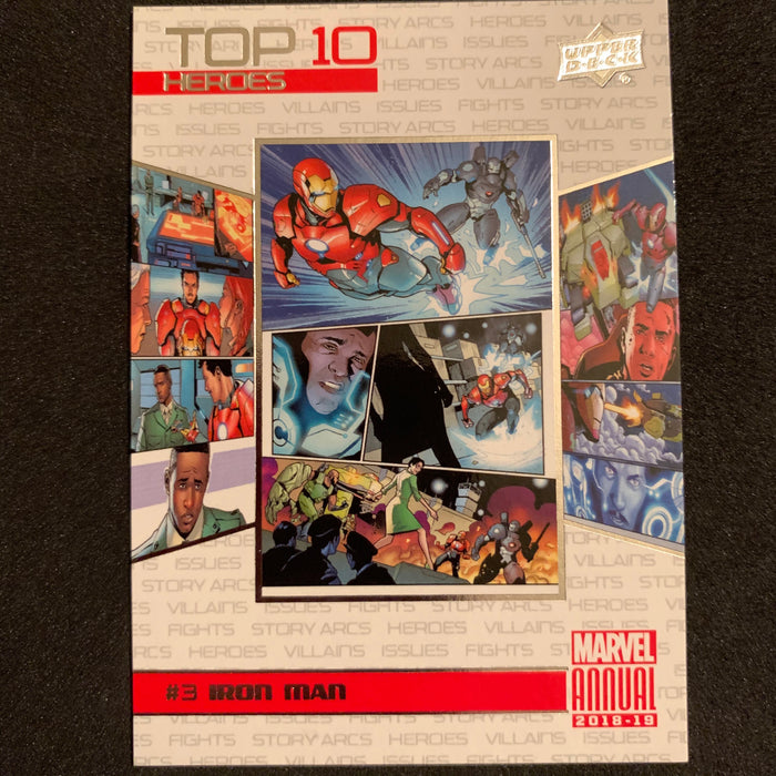 Marvel Annual 2018-19 - TH03 - Iron Man Vintage Trading Card Singles Upper Deck