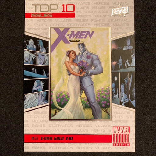 Marvel Annual 2018-19 - TI08 - X-Men Gold 30 Vintage Trading Card Singles Upper Deck   