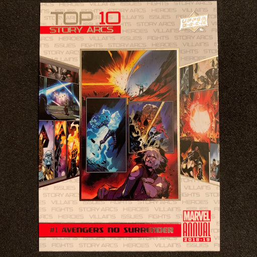 Marvel Annual 2018-19 - TS01 - Avengers No Surrender Vintage Trading Card Singles Upper Deck   