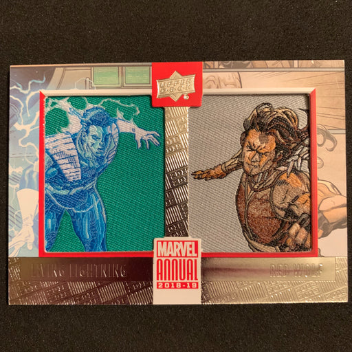 Marvel Annual 2018-19 - PD1 - Living Lightning and Red Wolf Vintage Trading Card Singles Upper Deck
