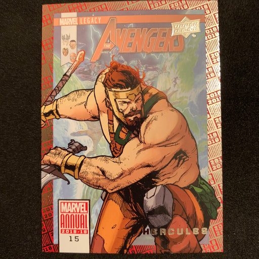 Marvel Annual 2018-19 - 015 - Hercules Vintage Trading Card Singles Upper Deck   