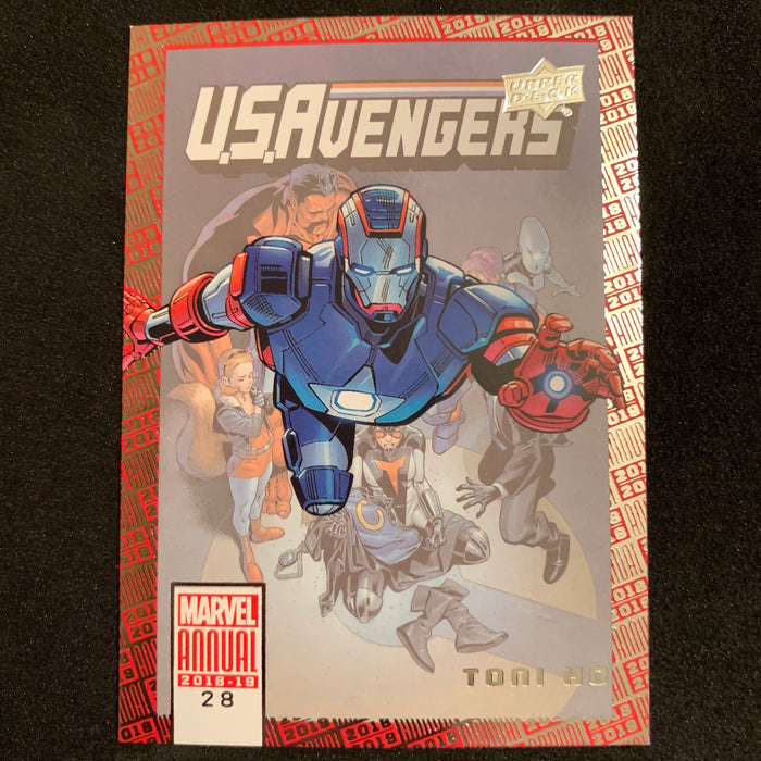 Marvel Annual 2018-19 - 028 - Toni Ho Vintage Trading Card Singles Upper Deck