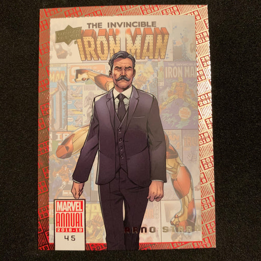 Marvel Annual 2018-19 - 045 - Arno Stark Vintage Trading Card Singles Upper Deck