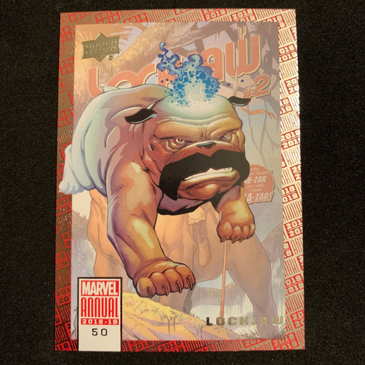 Marvel Annual 2018-19 - 050 - Lockjaw Vintage Trading Card Singles Upper Deck