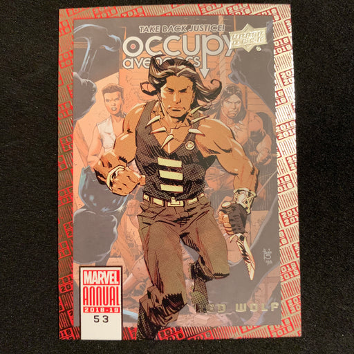 Marvel Annual 2018-19 - 053 - Red Wolf Vintage Trading Card Singles Upper Deck