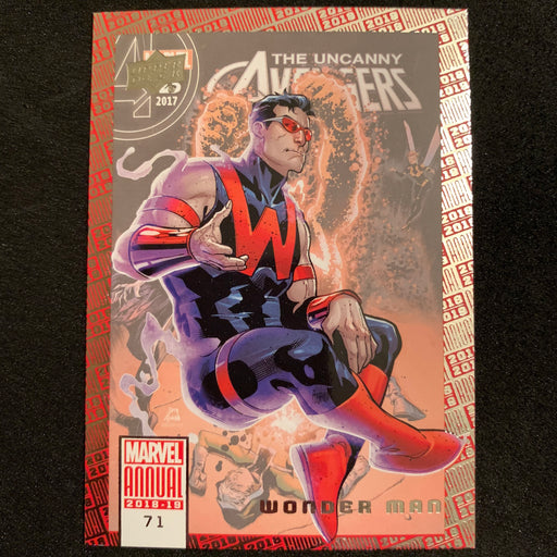 Marvel Annual 2018-19 - 071 - Wonder Man Vintage Trading Card Singles Upper Deck   