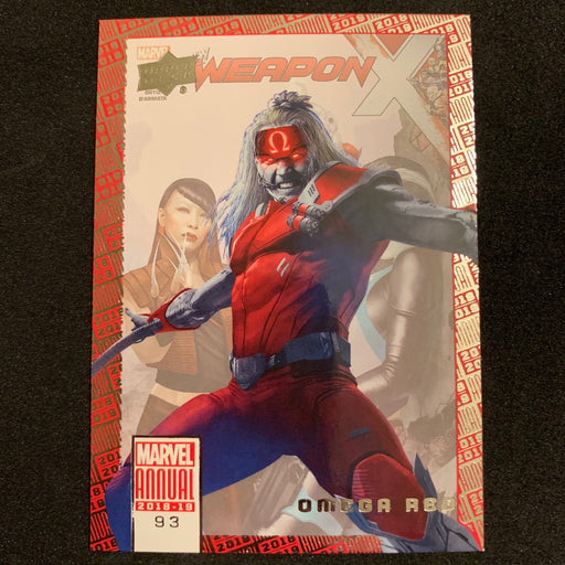 Marvel Annual 2018-19 - 093 - Omega Red Vintage Trading Card Singles Upper Deck