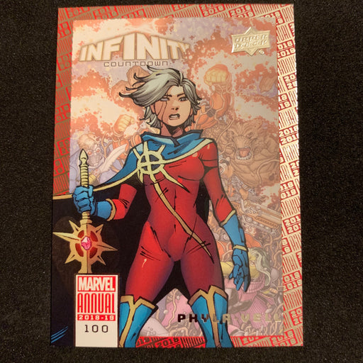Marvel Annual 2018-19 - 100 - Phyla-Vell Vintage Trading Card Singles Upper Deck