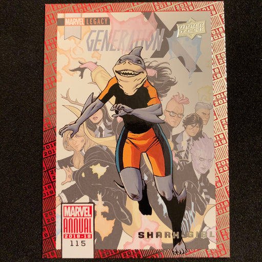 Marvel Annual 2018-19 - 115 - Shark-Girl Vintage Trading Card Singles Upper Deck