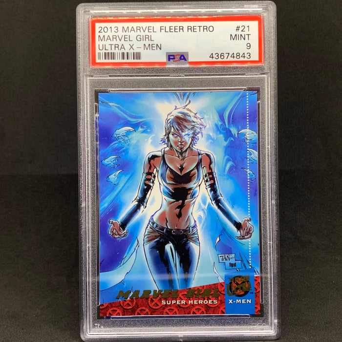 Marvel Fleer Retro 2013 - Ultra X-Men - 13 - Marvel Girl - PSA 9 Vintage Trading Card Singles Upper Deck