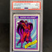 Marvel Universe 1990 - 063 - Magneto - PSA 9 Vintage Trading Card Singles Impel