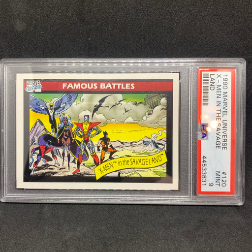 Marvel Universe 1990 - 120 - X-Men in the Savage Land - PSA 9 Vintage Trading Card Singles Impel