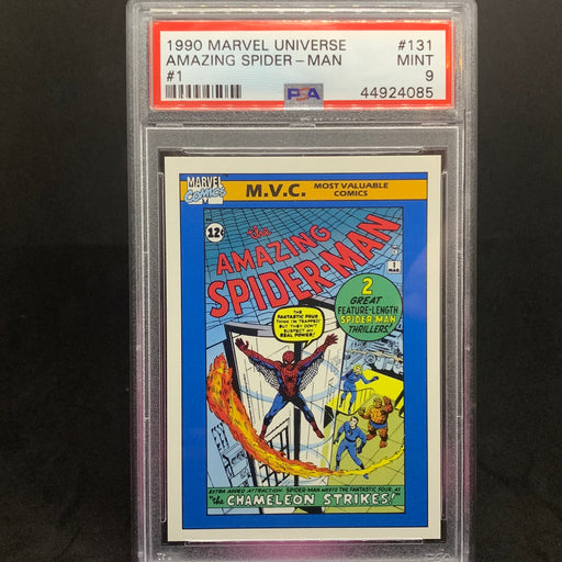 Marvel Universe 1990 - 131 - Amazing Spider-Man #1 - PSA 9 Vintage Trading Card Singles Impel   