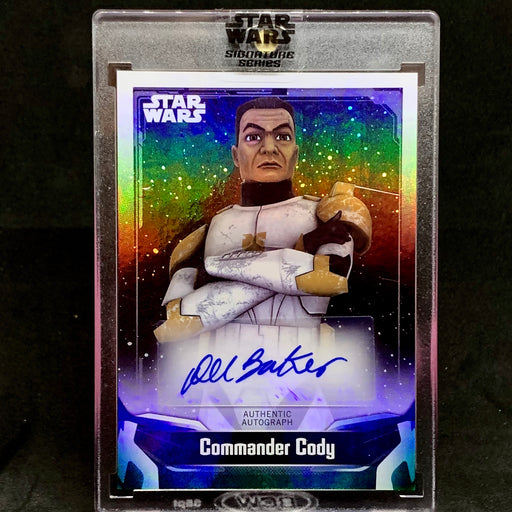 Star Wars Signature Series 2021 - A-DB Autograph - Dee Bradley Baker as Commander Cody Vintage Trading Card Singles Topps   