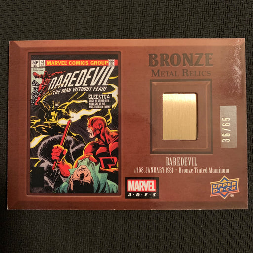 Marvel Ages 2021 - BMR-14 - Daredevil #168 - 36/65 Vintage Trading Card Singles Upper Deck