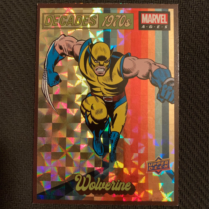 Marvel Ages 2021 - D07-05 - Wolverine Vintage Trading Card Singles Upper Deck   