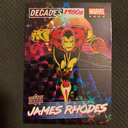 Marvel Ages 2021 - D08-08 - James Rhodes Vintage Trading Card Singles Upper Deck   