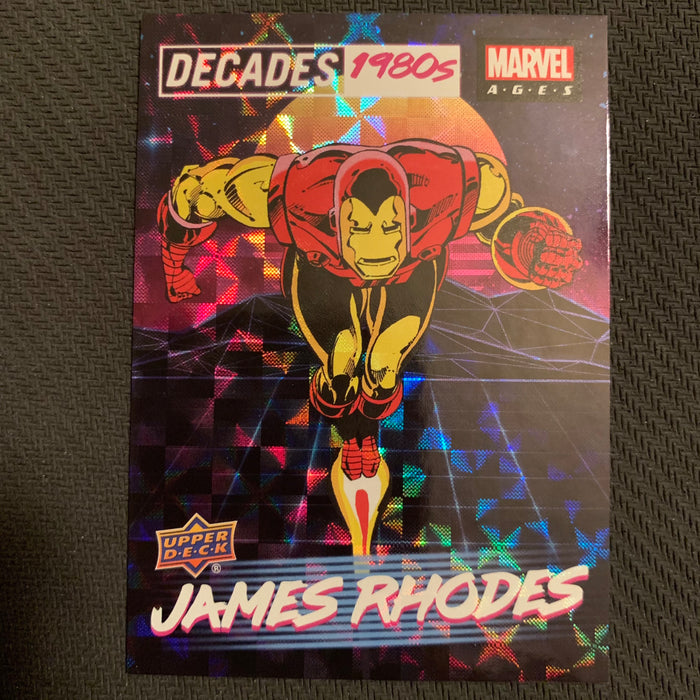 Marvel Ages 2021 - D08-08 - James Rhodes Vintage Trading Card Singles Upper Deck