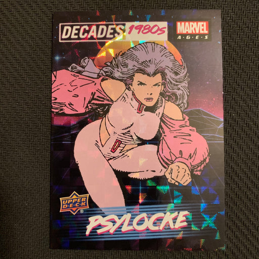 Marvel Ages 2021 - D08-07 - Psylocke Vintage Trading Card Singles Upper Deck   
