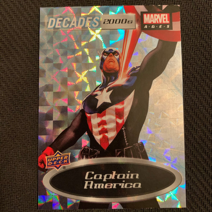 Marvel Ages 2021 - D10-08 - Captain America Vintage Trading Card Singles Upper Deck