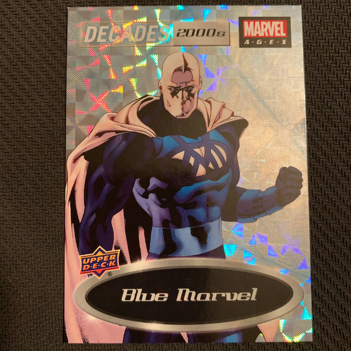 Marvel Ages 2021 - D10-05 - Blue Marvel Vintage Trading Card Singles Upper Deck
