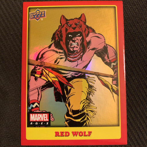 Marvel Ages 2021 - 220F - Red Wolf Vintage Trading Card Singles Upper Deck