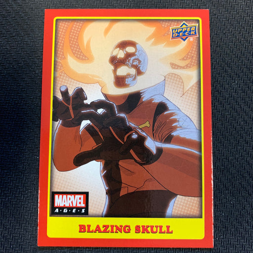 Marvel Ages 2021 - 296 - Blazing Skull Vintage Trading Card Singles Upper Deck   