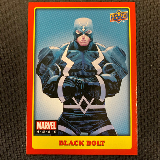 Marvel Ages 2021 - 251 - Black Bolt Vintage Trading Card Singles Upper Deck   