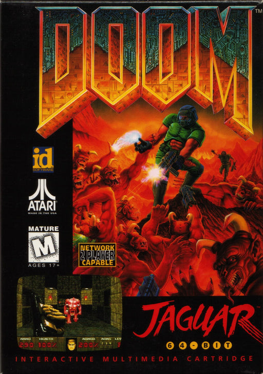 Doom - Atari Jaguar - Loose with Overlay Video Games Sony   