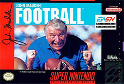 Madden Football  - SNES - Loose Video Games Nintendo   