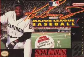 Ken Griffey Jr Presents Major League Baseball  - SNES - Loose Video Games Nintendo   