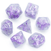 Lavender Butterfly RPG Dice Set Accessories Foam Brain   