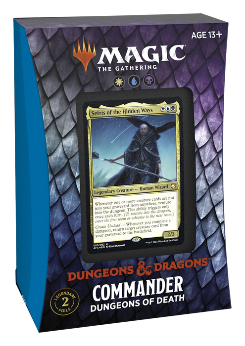 Magic the Gathering CCG: Adventures in the Forgotten Realms Commander - Dungeons of Death CCG WIZARDS OF THE COAST, INC   