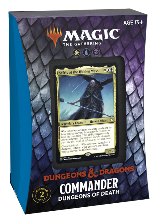 Magic the Gathering CCG: Adventures in the Forgotten Realms Commander - Dungeons of Death CCG WIZARDS OF THE COAST, INC   