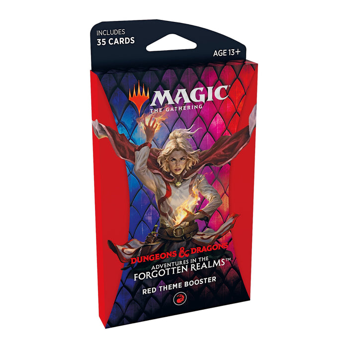 Magic the Gathering CCG: Adventures in the Forgotten Realms Theme Booster - Red CCG WIZARDS OF THE COAST, INC   