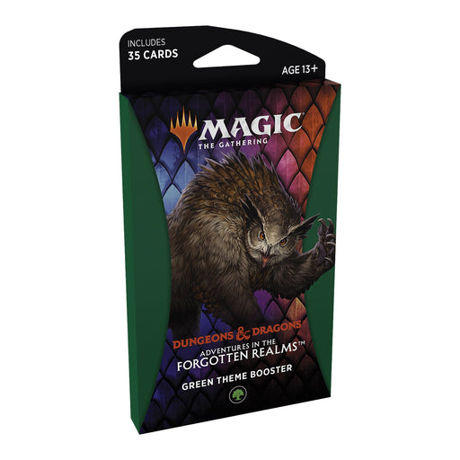 Magic the Gathering CCG: Adventures in the Forgotten Realms Theme Booster - Green CCG WIZARDS OF THE COAST, INC   
