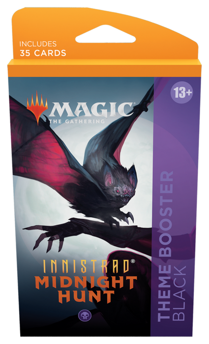 Magic the Gathering CCG: Innistrad - Midnight Hunt Theme Booster - Black CCG WIZARDS OF THE COAST, INC   