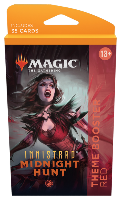 Magic the Gathering CCG: Innistrad - Midnight Hunt Theme Booster - Red CCG WIZARDS OF THE COAST, INC   