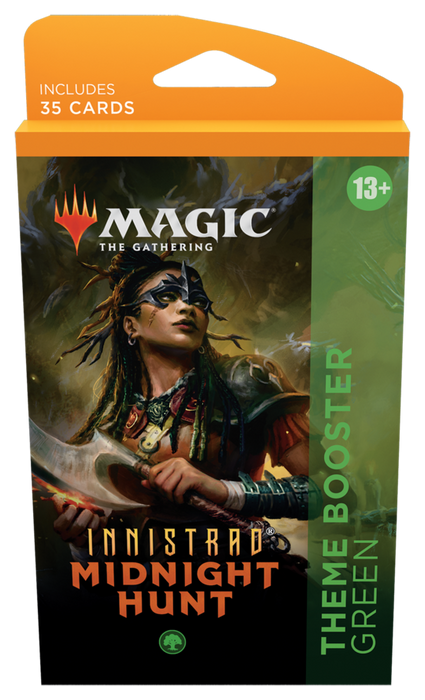 Magic the Gathering CCG: Innistrad - Midnight Hunt Theme Booster - Green CCG WIZARDS OF THE COAST, INC   
