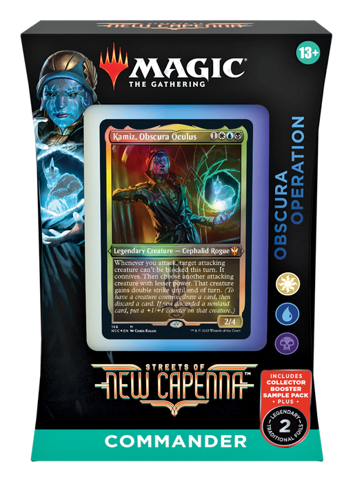 Magic the Gathering CCG: Street of New Capenna Commander - Obscura Operation CCG WIZARDS OF THE COAST, INC   