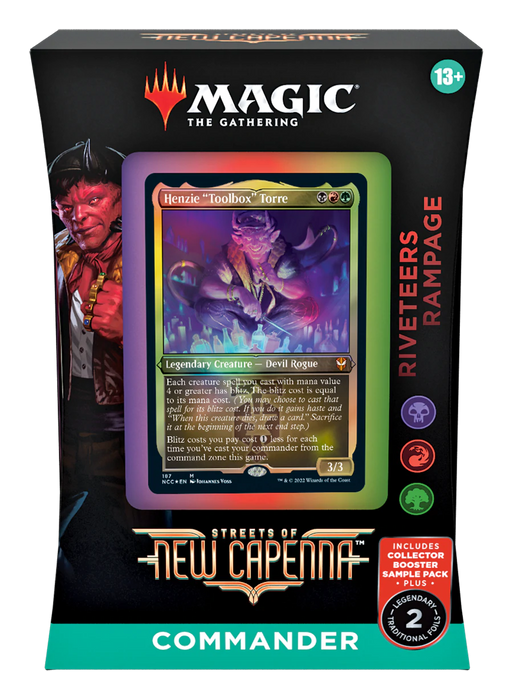 Magic the Gathering CCG: Street of New Capenna Commander - Riveteers Rampage CCG WIZARDS OF THE COAST, INC   