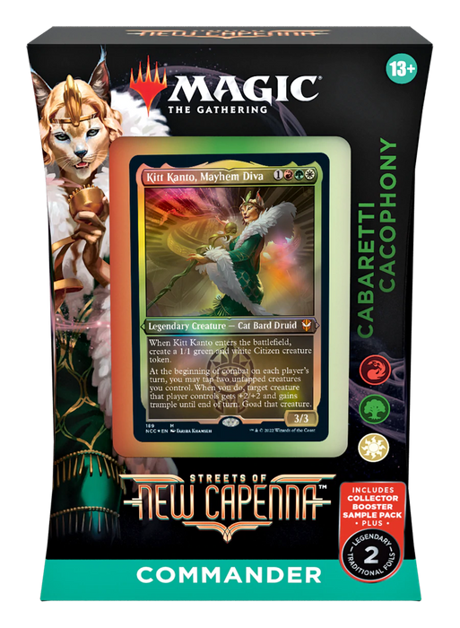 Magic the Gathering CCG: Street of New Capenna Commander - Cabaretti Cacophony CCG WIZARDS OF THE COAST, INC   