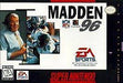 Madden 96  - SNES - Loose Video Games Nintendo   