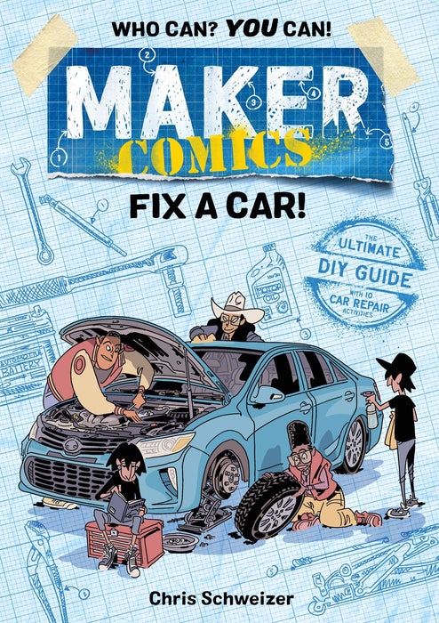 Maker Comics - Fix a Car! Book Heroic Goods and Games   